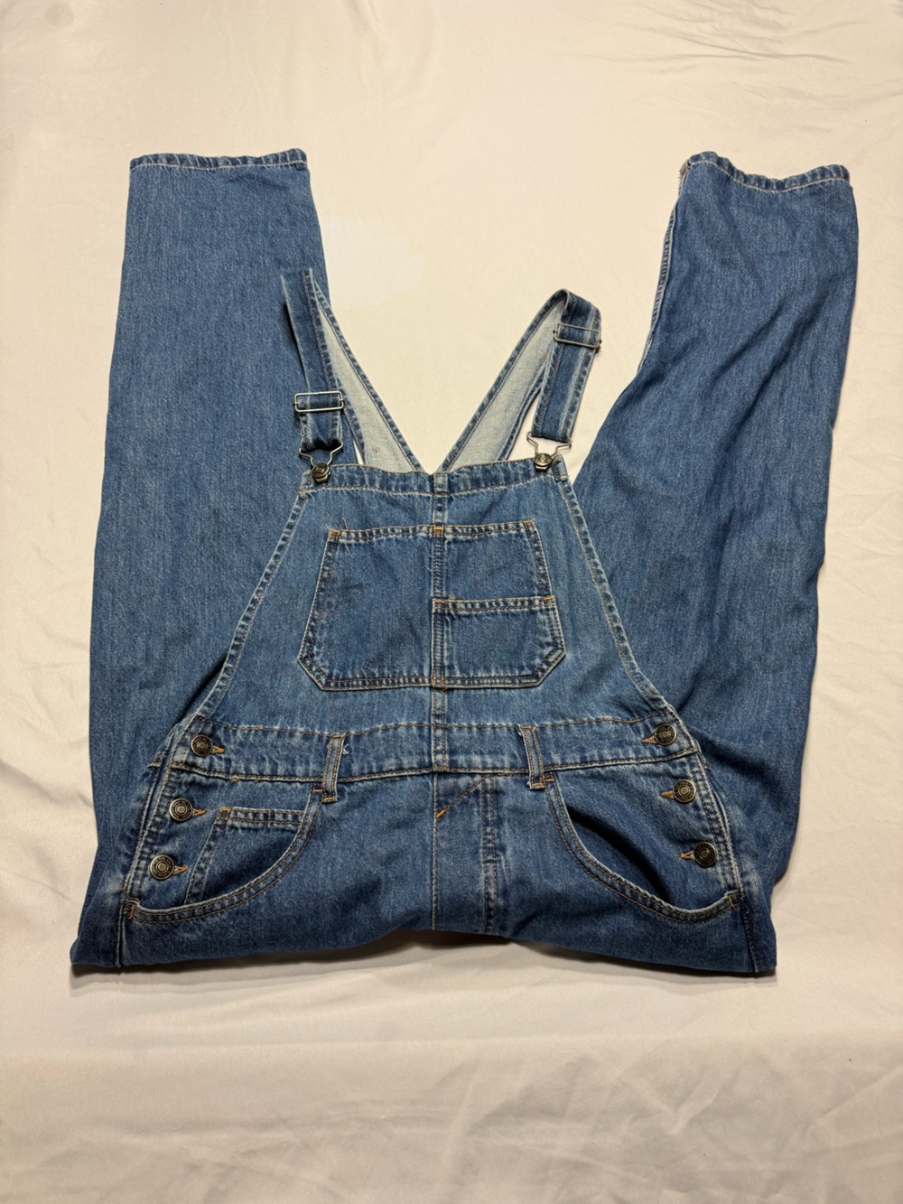 We The Free Denim Blue Women’s Overalls with Front Pocket